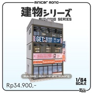 Diorama Papercraft Building -Multi-tenant Building 1-