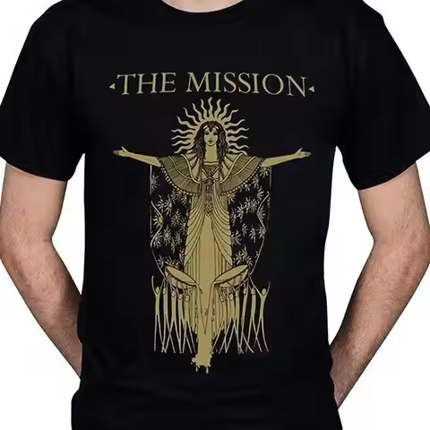 The Mission rock band T shirt black short sleeve All sizes S to 5Xl TD144
