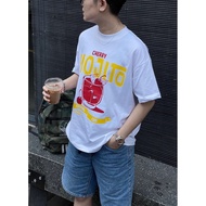 MOJITO Form BOXY Unisex White T-shirt - de tée