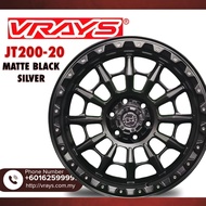 [1pc]HILUX 20" 4x4 RIM EC06234X4JT2002096/9MBSKD003 4X4 JT200-20 20X9 6H139.7 ET0 MATTE BLACK SILVER