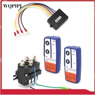 Wireless Remote Control Winch Kit Waterproof As Shown Solenoid Relay Contactor+ 2Pcs Wireless Winch 