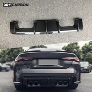 Dry Carbon Fiber O Style Rear Diffuser Bumper Lip Spoiler for BMW M3 G80 G82 M4 G83 2021+ Diffuser G