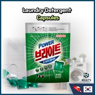Power Bright Laundry Capsules Detergent 30 Pods | Laundry Beads, Detergent, Softener, Scent Booster / Anti Bacterial