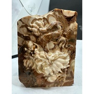 D9610 Natural Thai Dragon Palace Relic Raw Ore Carving Spit Beads Playing Ornaments