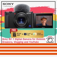 Sony ZV-1 Digital Camera Warranty by Sony Malaysia 15 Months