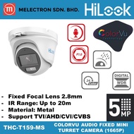 HILook THC-T159-MS 5MP (3K) ColorVu Audio Fixed Mini Turret Camera (1665p)