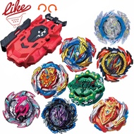 Beyblade Burst B-88 String Launcher Set B-201 Zest Achilles B-193 Ultimate Valkyrie B-129 Cho-Z Aquiles B-122 Geist Fafnir with String Launcher Set Beyblade Toys for Children