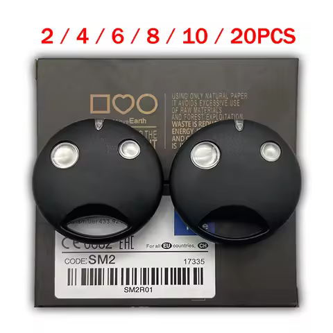 SMILO SM2 SM4 Garage Door Remote Control 433.92MHz Rolling Code For SMXI SMX2R SMX2 SMXIS OXI OX2 Re