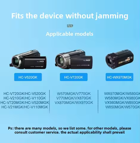 VW-VBY100 Battery for Panasonic Camera HC-V130 V160 V520 V770 VBL090