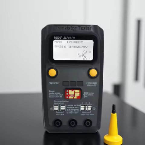 BSIDE ESR02pro Multi-purpose Transistor ESR/SMD Tester Smart Diode Triode Capacitance Resistor Meter