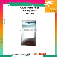 PREMIUM Cover Frame Panasonic WZ1761-8 WZ1761 Stainless Steel Stop Kontak Plat