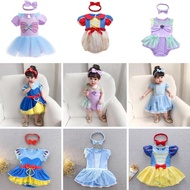DRESS ANAK PEREMPUAN COSPLAY BAJU KOSTUM GAUN PRINCESS BALLET TUTU FREE BANDO DBC