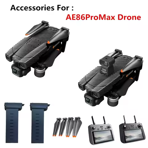 AE86ProMax Drone Original Accessories 11.4V 8000mAh Battery / Propeller Maple Leaf For AE86 PRO MAX 