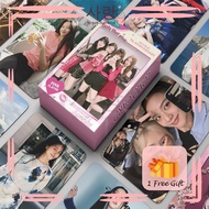 55pcs BP《7TH ANNIVERSARY - PINK FLAVOR》Pink Square LOMO Set Card Set Collection Kpop Rose Jennie Lis