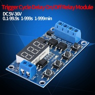 Timer Relay LED Display Trigger Delay Module DC 5V--36V Time Delay Relay Cycle Turn On/Off Switch Board