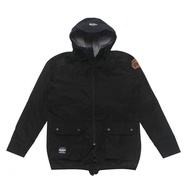 [Waterproof] Jaket Parasut Skaters Jacket Parka Tk032 Black Ue054(Xxl)