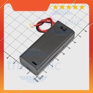 [2 Pieces]- Battery Box, 2xAAA Battery Tray On-Off Switch Cover PH2.0 Connecting Cord Length 15cm