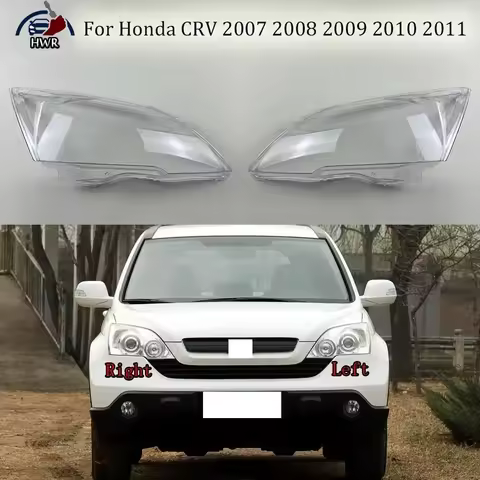 For Honda CRV 2007 2008 2009 2010 2011 Car Accessories Headlamp Cove Headlight Shell Transparent Lam