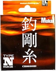 Mukai Nylon Line, Fishing Rigid, 25.4 ft (75 m) x 2, 2.5 lbs