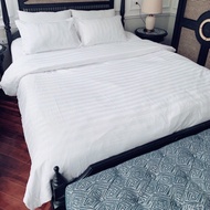 Bộ chăn ga gối khách sạn kẻ sọc 3F Lidaco