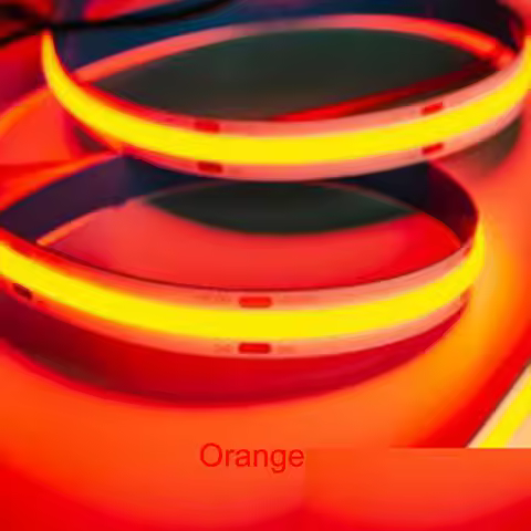 5m Slim Thin 3mm 5mm 8mm 12v 24v LED Flexible Strip 1700k 1800K 1900k Orange Amber Fire Flame Room S