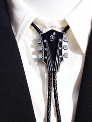 1 ชิ้น Western คาวบอยสไตล์ Bolo Tie, Country Guitar Bolo Tie, เสื้อกันหนาวอุปกรณ์เสริม Street