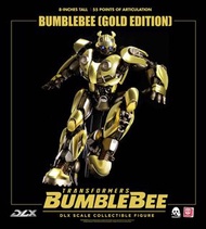 全新現貨，啡色外盒未開封 Threezero Transformers Bumblebee 變形金剛《大黃蜂》 DLX 大黃蜂（黃金版）