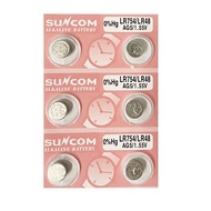 [SG] SUNCOM AG5 SR754SW LR754 LR750 393 Alkaline Button Battery (6 Pieces)