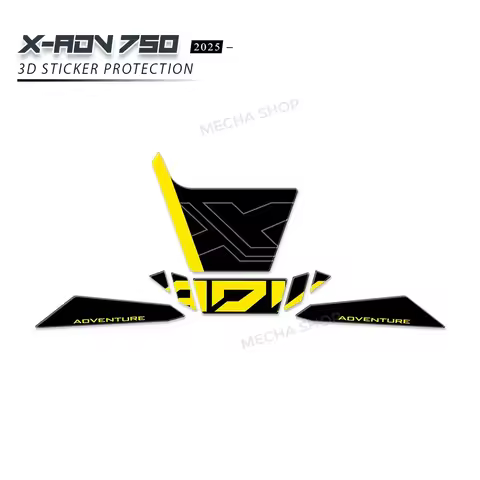 For Honda X-ADV 750 2025 front of the car, on 3D resin protective sticker on XADV-25-001