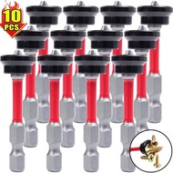 Magnetic Positioning Screwdriver Bits Set for Drywall, Hex Shank Plasterboard Screw Locator with Dep