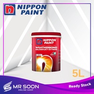 NIPPON PAINT Weatherbond Solareflect 5L Exterior Paint (12 Years protect)/Cat Luar/Nippon Exterior Paint/Solar