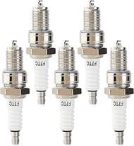 5 pcs Spark Plug F7TC Replacement for GX120 GX160 GX200 GX240 GX270 GX340 GX390 Generator Lawnmower 