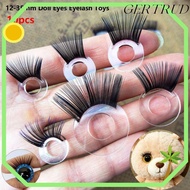 GERTRUD 10pcs Eyes Eyelash Toys, 12-35mm 8 Styles Doll Toy Safety Eyes,  DIY Stereo Crystal Eyes for