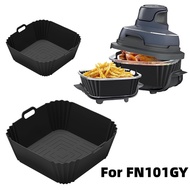 [bestshe] 2Pcs Silicone Air Fryer Liner Non-stick Baskets for FN101GY Airfryer Accessories