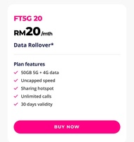 RM30 Monthly 99999GB 5G Internet