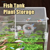 Aquarium Plant Organizer Hanging Plant Stand for Fish Tank Wall-mounted Hydroponic Plant Basket for 