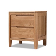 Solid Oak Nightstand Side Storage Cabinet Drawer North American Oak Nordic Simple Style Bedroom Shel