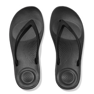 สำหรับ FitFlop IQUSHION รองเท้าแตะผู้หญิง-สีดำ (E54-090)