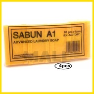 Sabun Pencuci 4pcs Advanced Laundry Sabun A1/Ganso Soap/Sabun Buku/Sabun Eco