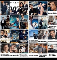 USB flash drive รวมหนังเจมบอน 007 รวม 26 ภาค ภาพ HD master เสียงพากย์ไทยสำหรับเครื่องทีวีที่มีช่องเสียบ USB เท่านั้น