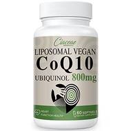 Liposomal CoQ10 800mg Ubiquinol Softgel, Max Absorption Ubiquinol Coenzyme Q10, Ubiquinol CoQ10 Supp