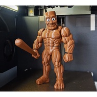 Cuero action figure tung sahur berotot, anomali articulation toy tung tung sahur 15cm