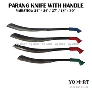 Parang Knife With Handle/Pisau Potong Kayu/Parang Panjang Hook