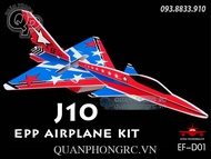 Kit Máy Bay J10 MPP Dẻo Bao Đập Full Sơn Sải 62cm (Không Gồm Đồ Điện)