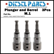 3Pcs Injection Pump Plunger and Barrel Assembly M1 119620-51101 for Yanmar 3TNA72 3TN72 3TNE72 3TNE6