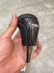 TOYOTA TRD OEM Carbon Fiber Gear Knob Leather TOYOTA ALPHARD ANH30/ANH20/VELLFIRE/VIOS/CAMRY/WISH/AL