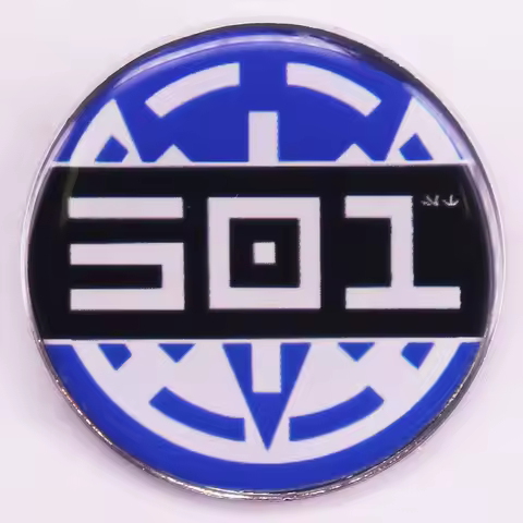 501st legion logo Clone Metal Enamel Pin Brooch Badge Jewelry Clothes"