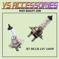 H7 BULB 24V 100W FOR PCS