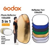 CAHAYA GODOX BOARD REFLECTOR GODOX 5IN1,7IN1,150,000 STUDIO LIGHT