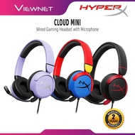 HYPER-X HYPERX CLOUD MINI GAMING HEADSET WITH ROTATING EARCUPS & MICROPHONE WITH FLIP-TO-MUTE HEADPH